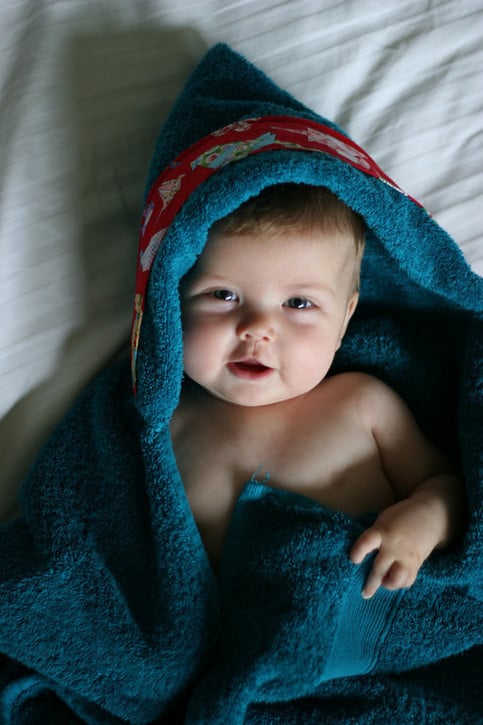 Sewing tutorial for beginners baby towel