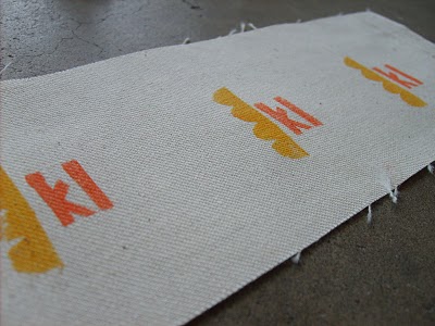Making Your Own Fabric Labels (& Carving Your Own Stamps