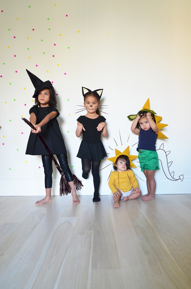 DIY Halloween Headbands: Witch, Cat, Sunshine & Magic Dragon