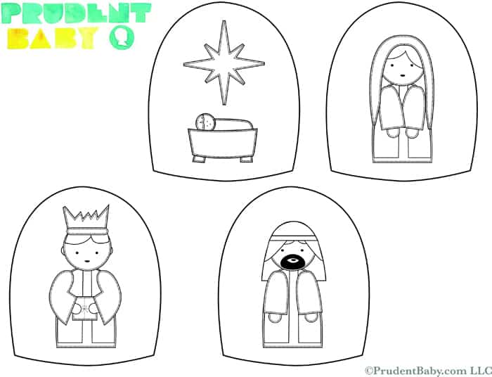 Easy Diy Nativity Set With Free Printable Pretty Prudent