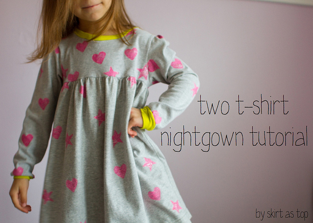 Two T-Shirt Nightgown Tutorial | Pretty ...