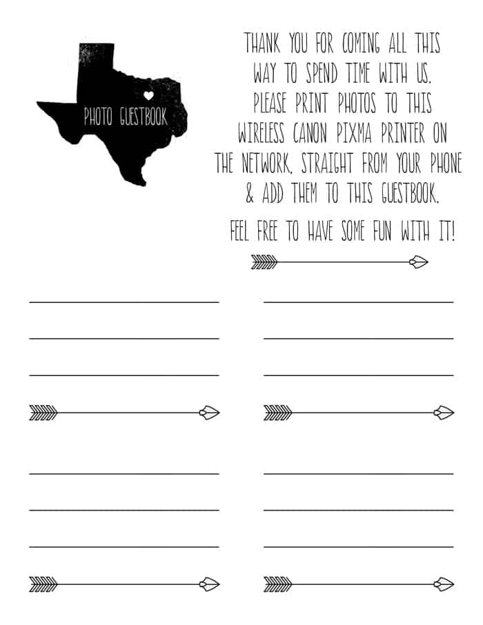guestbook template