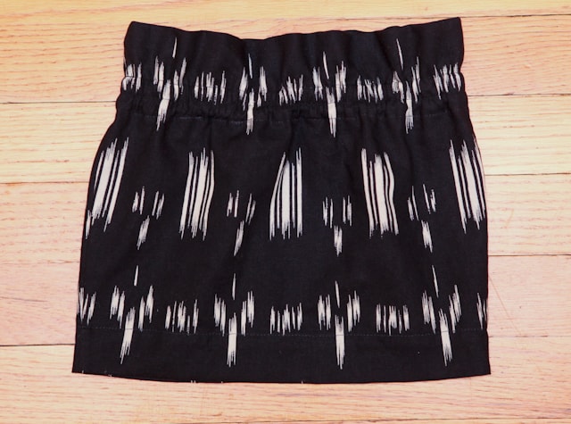 DIY Paperbag Waist Skirt for Girls