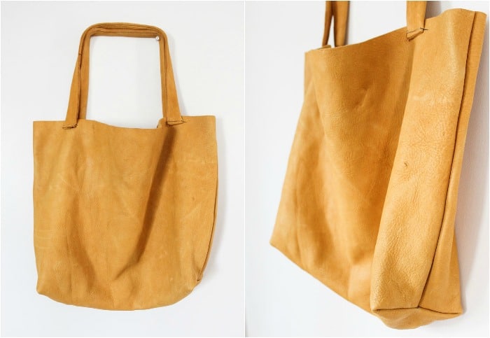 DIY Leather Tote