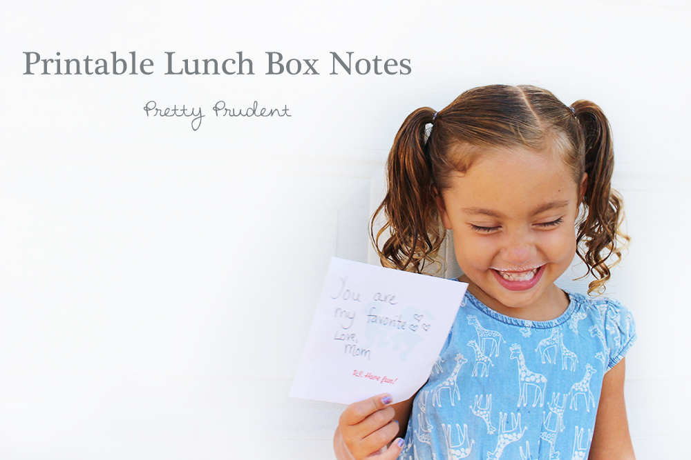Surprise Lunch Box Notes (with Free Printable)