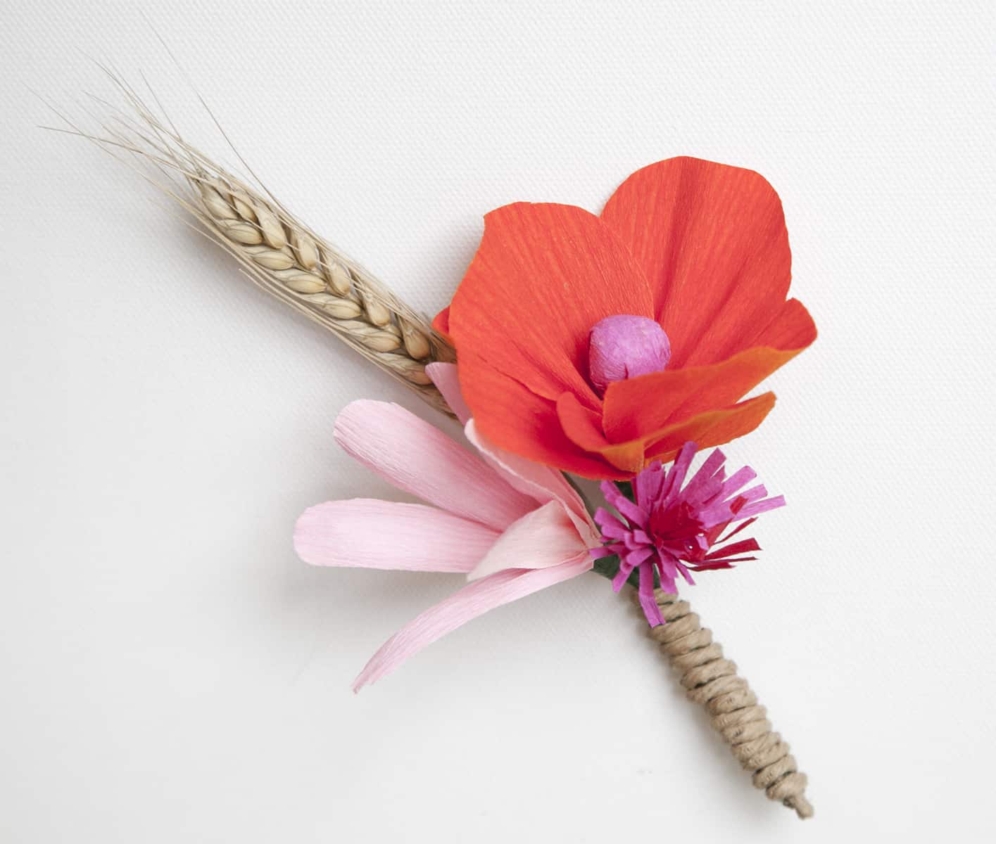 How to make a crepe paper flower