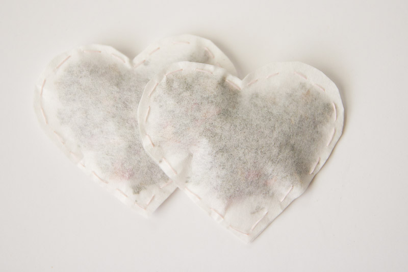 DIY Heart-Shaped Tea Bags