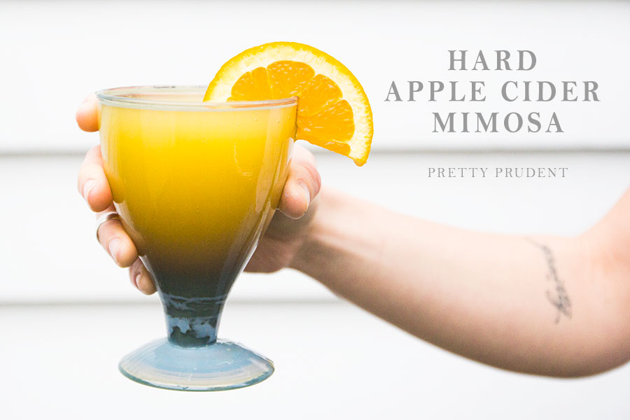 Hard Apple Cider Mimosa