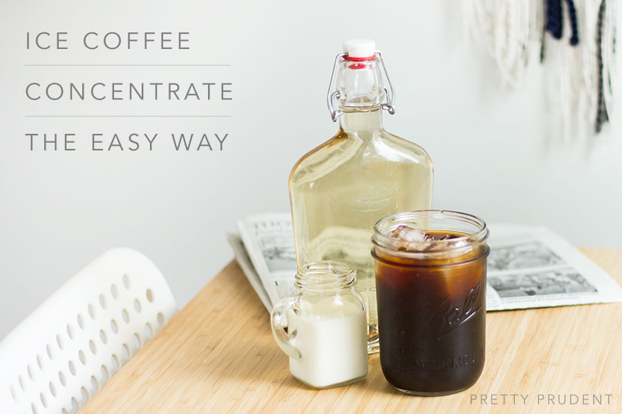 How to Make Your Own Ice Coffee Concentrate the Easy Way