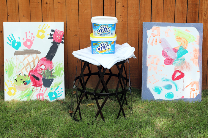 Oxy-clean Summer painting session