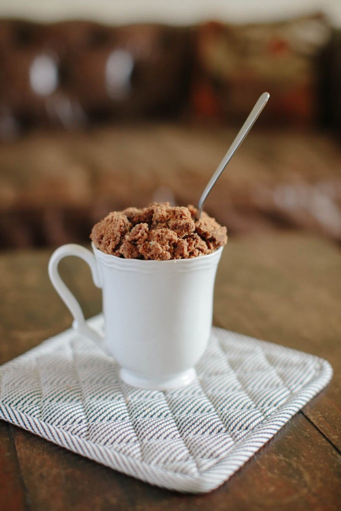 Microwave Coffee Cake Mug Cake Recipe