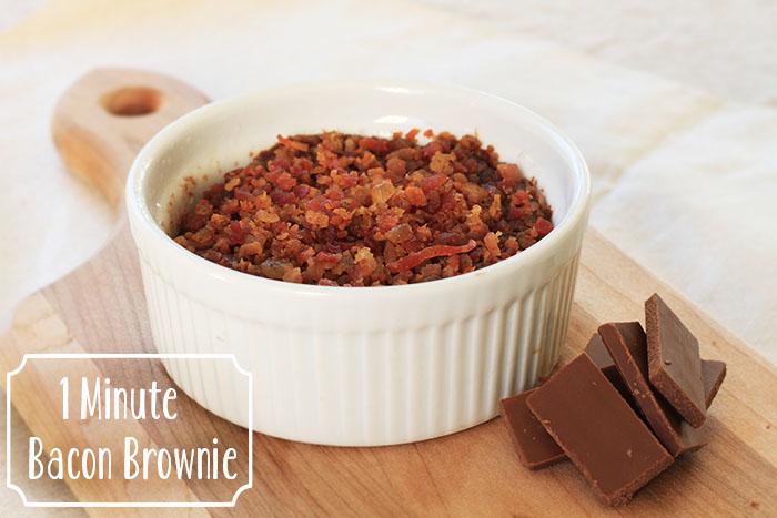 Microwave Bacon Brownie Recipe