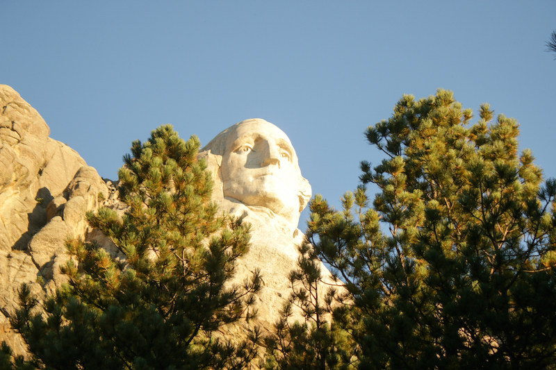 George Washington at Mount Rushmore