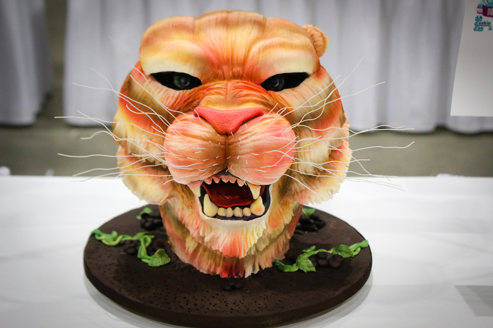 Tiger Head Cake