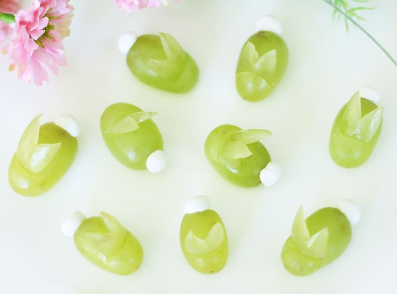 how to make grape bunnies for easter