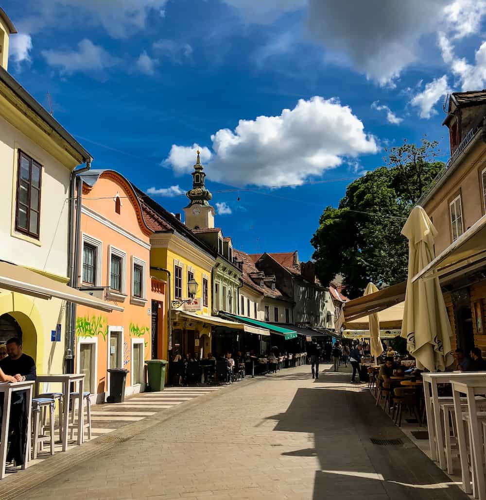 Image of Tkalciceva in Zagreb